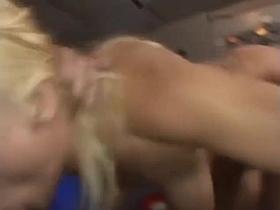 Three Old Milfs Get Passed Around By A Room Of Guys