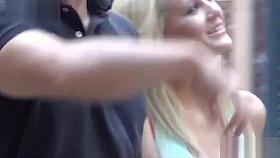 Filming Couple through the window