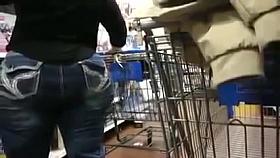 Spying BBW Ass - Big Butt Voyeur - Candid Milf Booty