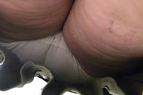 mom tight white panties