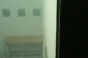 Spying on a naked athletic girl in lockers