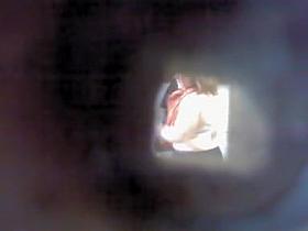 Fitness dressing room video with the changing woman