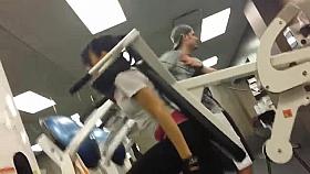 Candid Workout Girls: ep.3 Slimgym ....cute petite girl