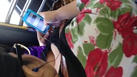 Sexy BBW down blouse 2