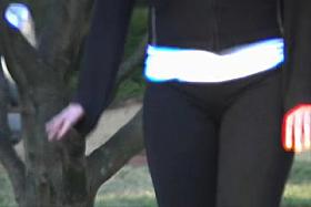 Black Tights Walking To U