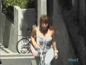 Savoury Japanese chicks in hot public top sharking scenes