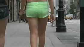 Teen in Neon Green