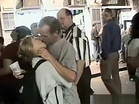 Crazy girls flashing their tits