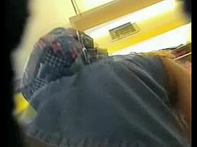 Cutie providing with such an erotic panty upskirt flash