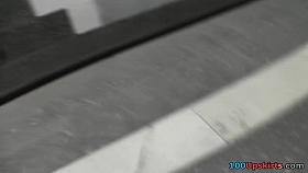 Candid upskirt of hotty in pleated petticoat