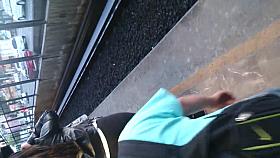 mega culo en el metro