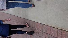 MILF WITH NICE ASS AND FRESH FRENCH PEDICURE