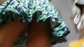 milf upskirt. no pants?