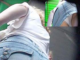 Curlie blond's pants