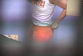 Candid blonde lingerie