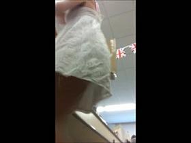 Upskirt At Supermarket