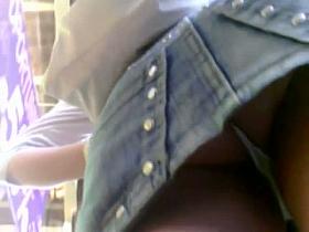 Beautiful upskirt video with amazing babe in it