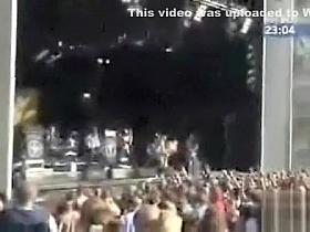 Wild sex on the stage