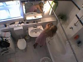 Hidden Cam Bathroom Girl by snahbrandy