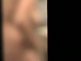 Big boobed cutie is having shower on a spy cam video