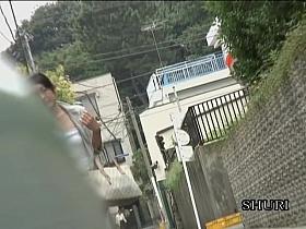 This ladies tits experienced shuri sharking on the street