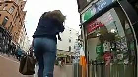 Yammy teen candid ass