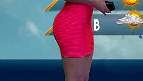 Unforgettable body of the hot Mexican weather girl