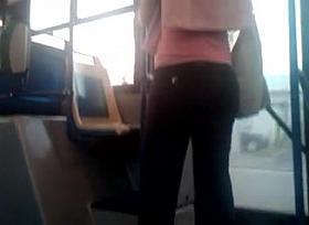 Spy ass on bus