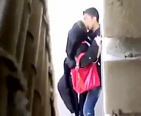 Persian Slut gets assfucked in public