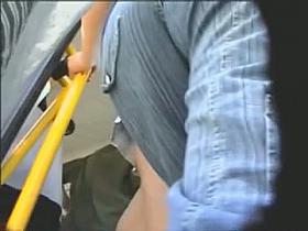 Sexy teenage babe gives amazing up skirt at bus stop