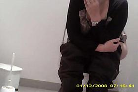 caught hairy pussy milf hidden in toilet sazz