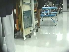 Hot upskirt thong voyeur video