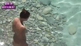 Mommy Wife On The Beach Carressing Dic - Amateur Sex