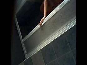 cousine shower spy cam