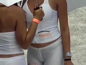 Seriously fuckable hostesses voyeured