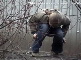 Giggly girl gets teased while she tinkles