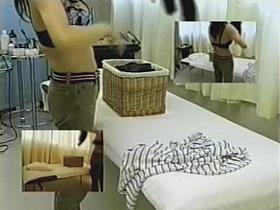 Horny Japanese enjoys a massage in erotic spy cam video