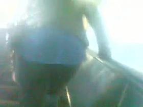 Gordibuena culona en leggings negros