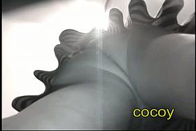 Sexy chick in white lingerie demonstrates her cool legs