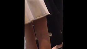 College girls heels and stockings with great phat ass.