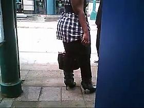 Big Ass Checkerd Shirt Booty