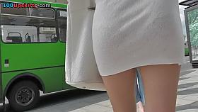 Lace straps up white mini suit