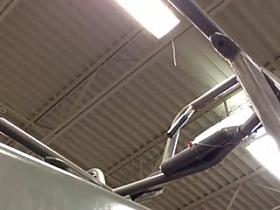 Girl with nice ass on tapis roulant