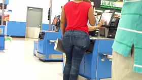 Redbone Round Basketball Booty Tight Jeans.