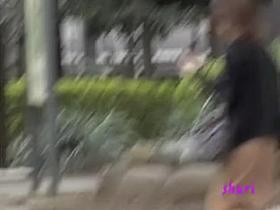 Hot milf sprayed with cum in her hair public sharked.