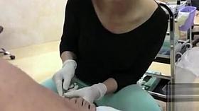 Jerking off while getting a pedicure is awesome