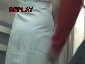 Kinky man almost sharked sexy Japanese panty