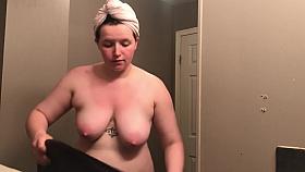 22 Year old Wife cheating on me so im making her famous -bathroom spy cam