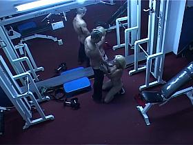 Voyeur angle of sex in the gym - Latin-Hot