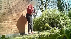 Girls Peeing Outside 4